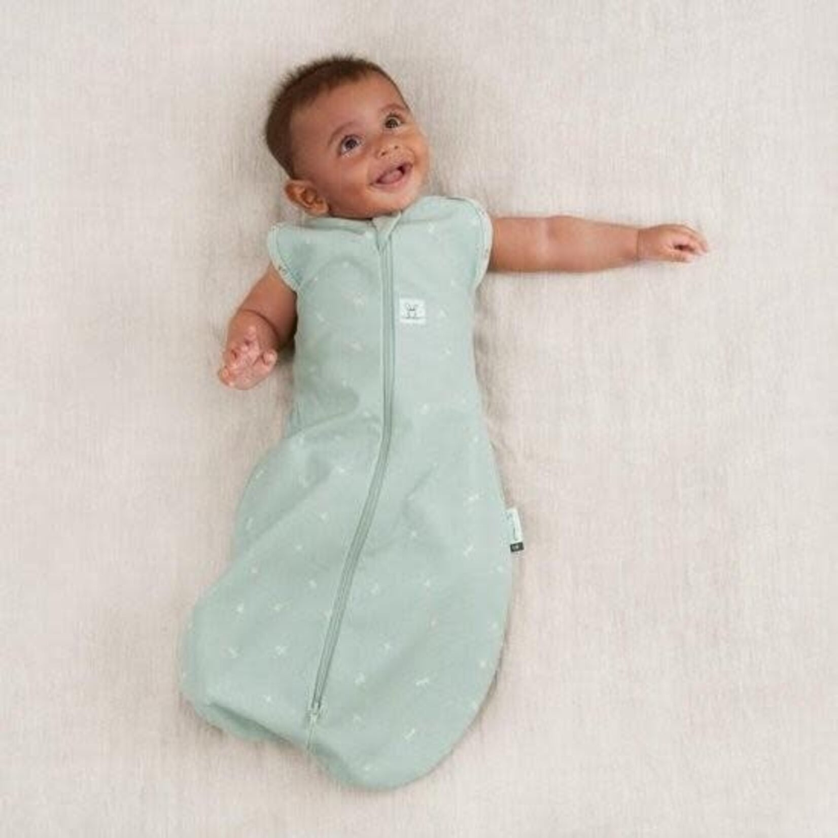 Ergopouch ErgoPouch - ErgoCocoon inbaker slaapzak - Sage 1,0 TOG - 0-3m
