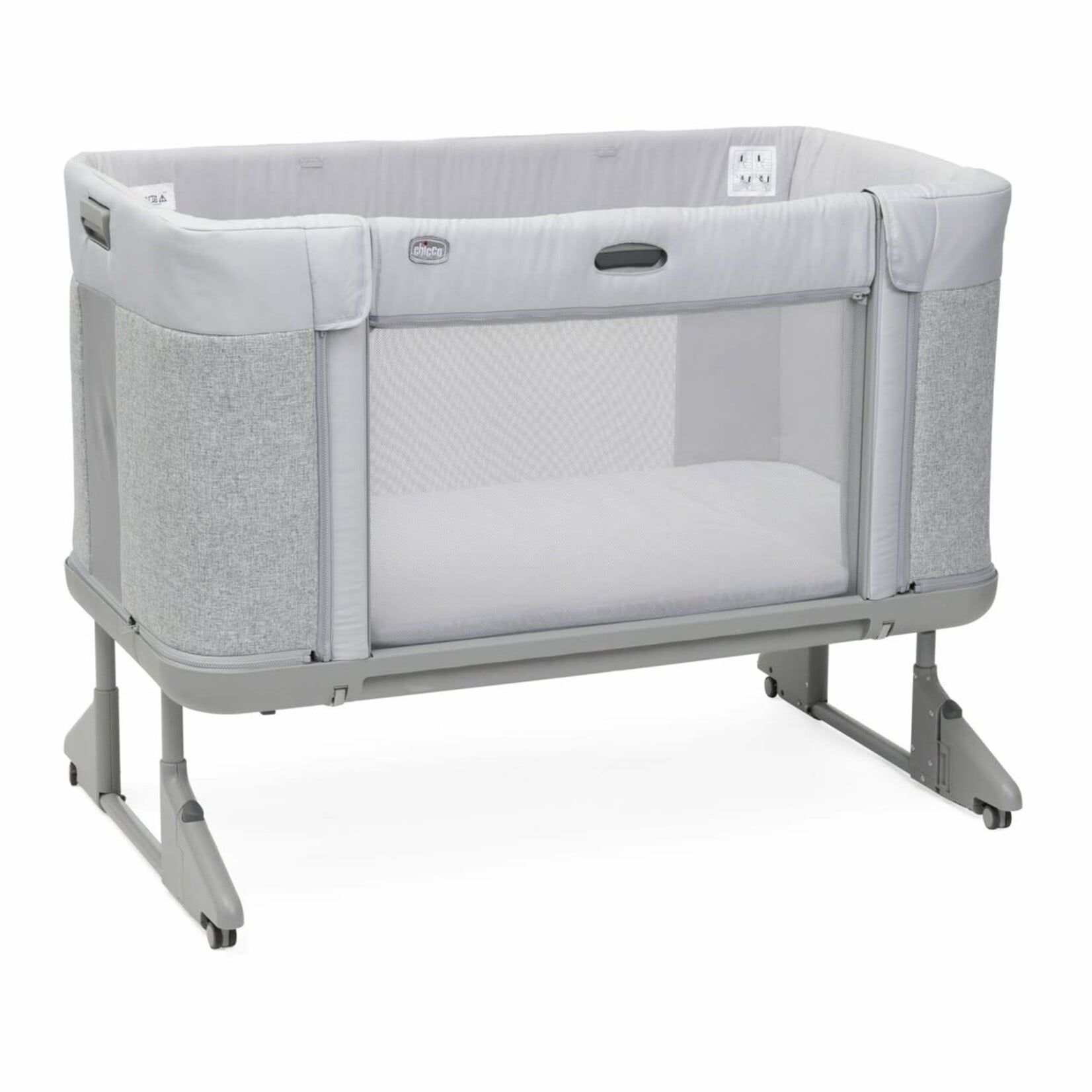 Chicco Chicco - Co-sleeper Wieg NEXT2ME Forever - Ash Grey Cross Collection