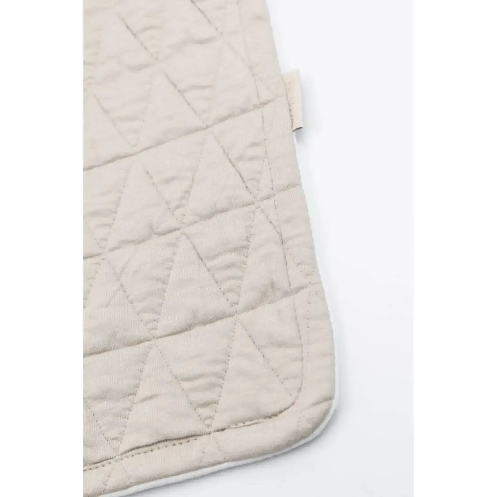 Bamboom Bamboom - Deken voor ledikant 140x100cm – Gerimpeld - dubbelzijdig van organisch bamboe + pluche Birch Sand