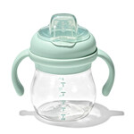 Oxo Tot Oxo Tot - Transitions Antilekbeker met zachte tuit en afneembare handvaten (150 ml) Opal