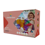 Cleverclixx - Geo Pack Pastel | 45 pieces - magnetisch speelgoed