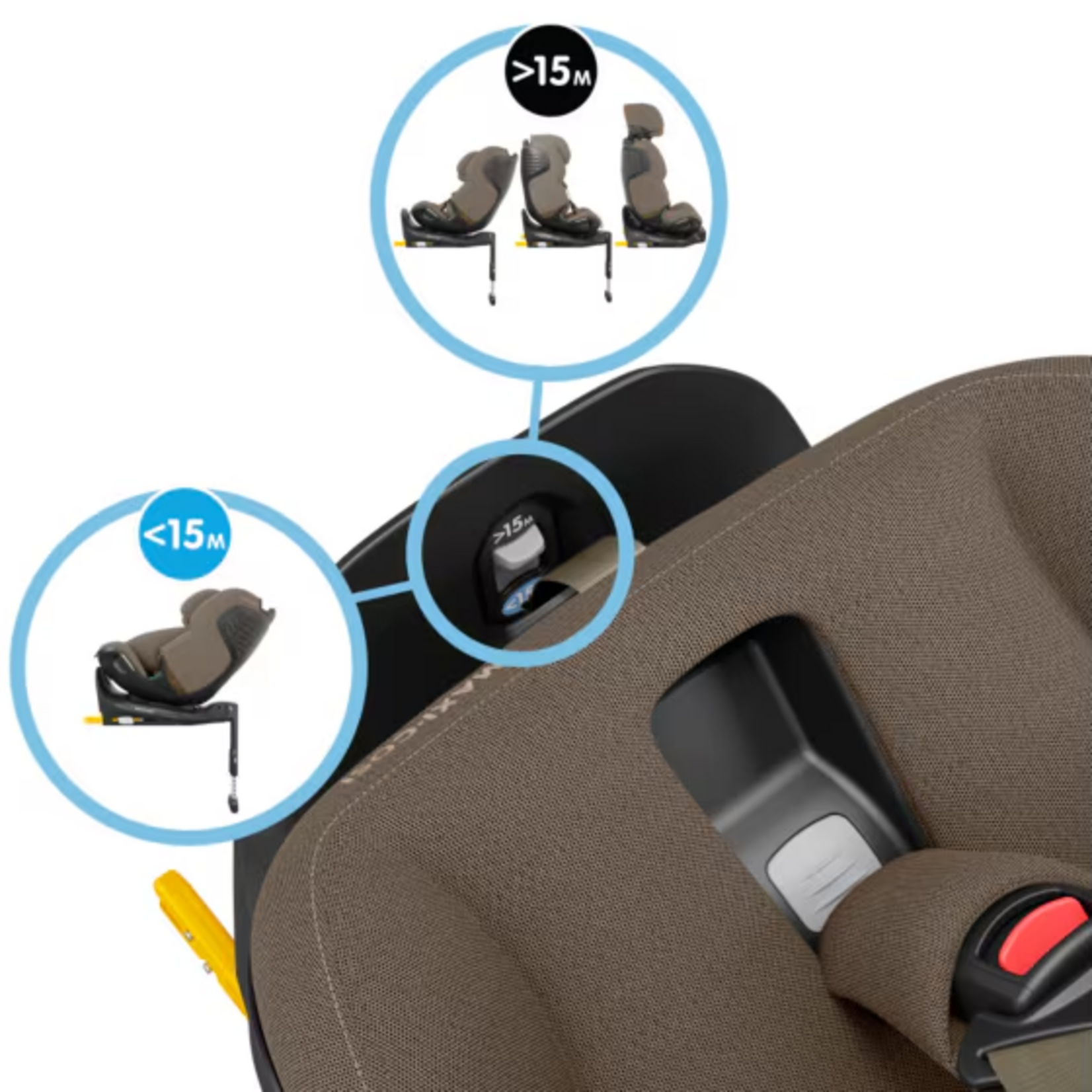 Maxi Cosi - Emerald 360 Pro  Authentic Truffle (0-12 jaar) ***