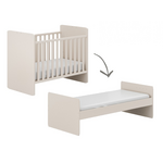 Paidi Paidi - Omvormbaar Bed Hazel 60x10 cm / 90x200 cm -  Cashmere Beige