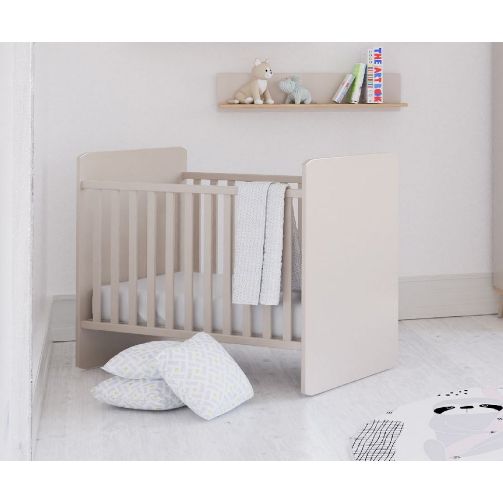 Paidi Paidi - Omvormbaar Bed Hazel 60x10 cm / 90x200 cm -  Cashmere Beige
