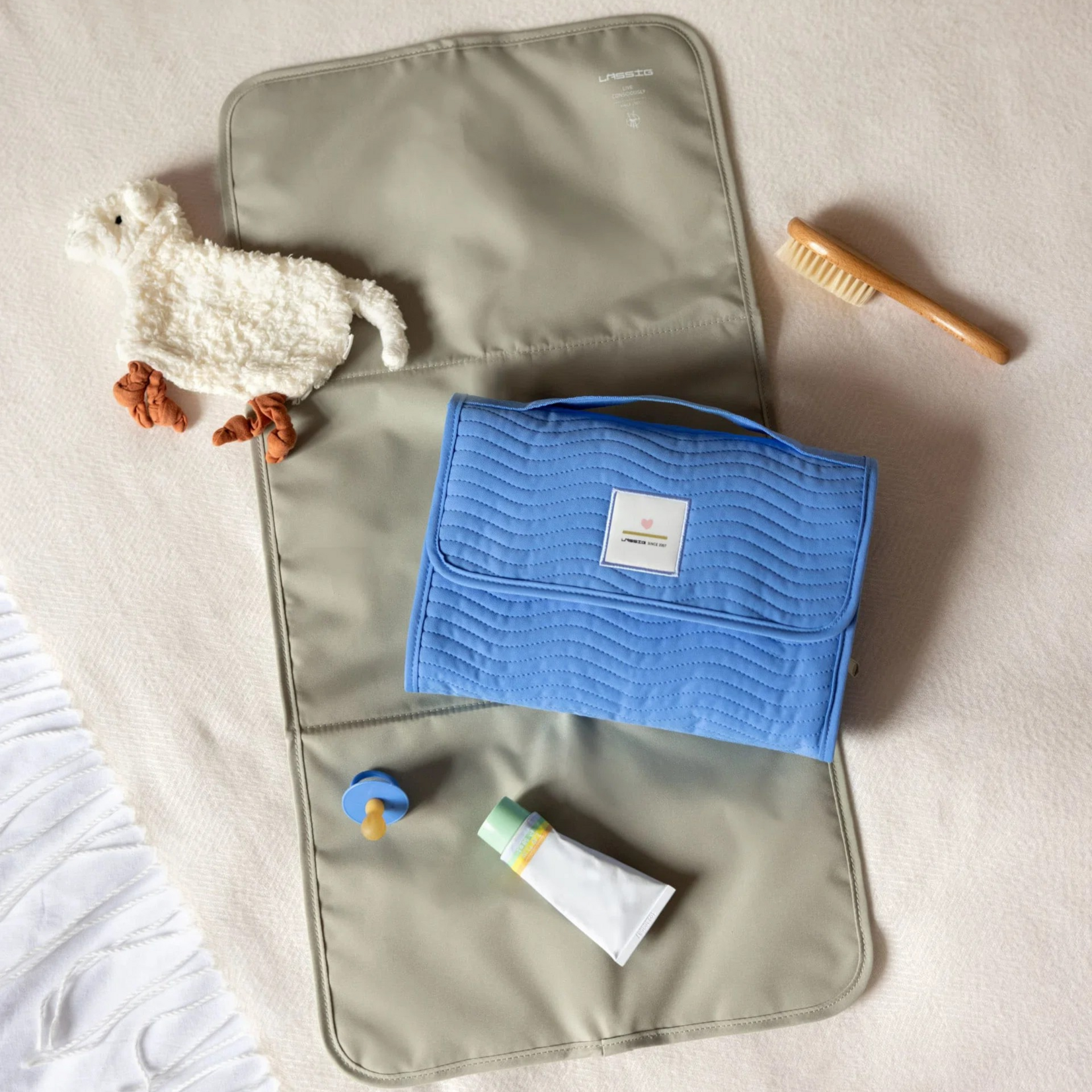 Lassig Lassig - Changing Pouch XL blauw