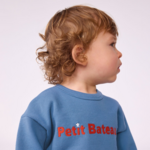Petit Bateau Petit Bateau - Sweatshirt - Blauw Tekst