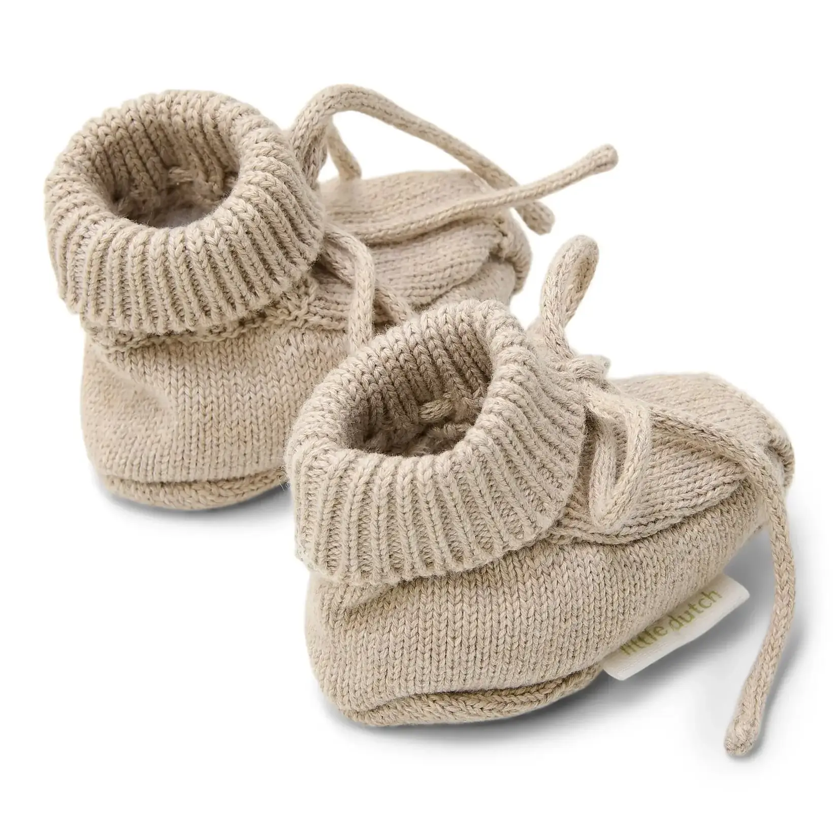 Little Dutch Little Dutch - Slofjes Newborn Naturals - Beige