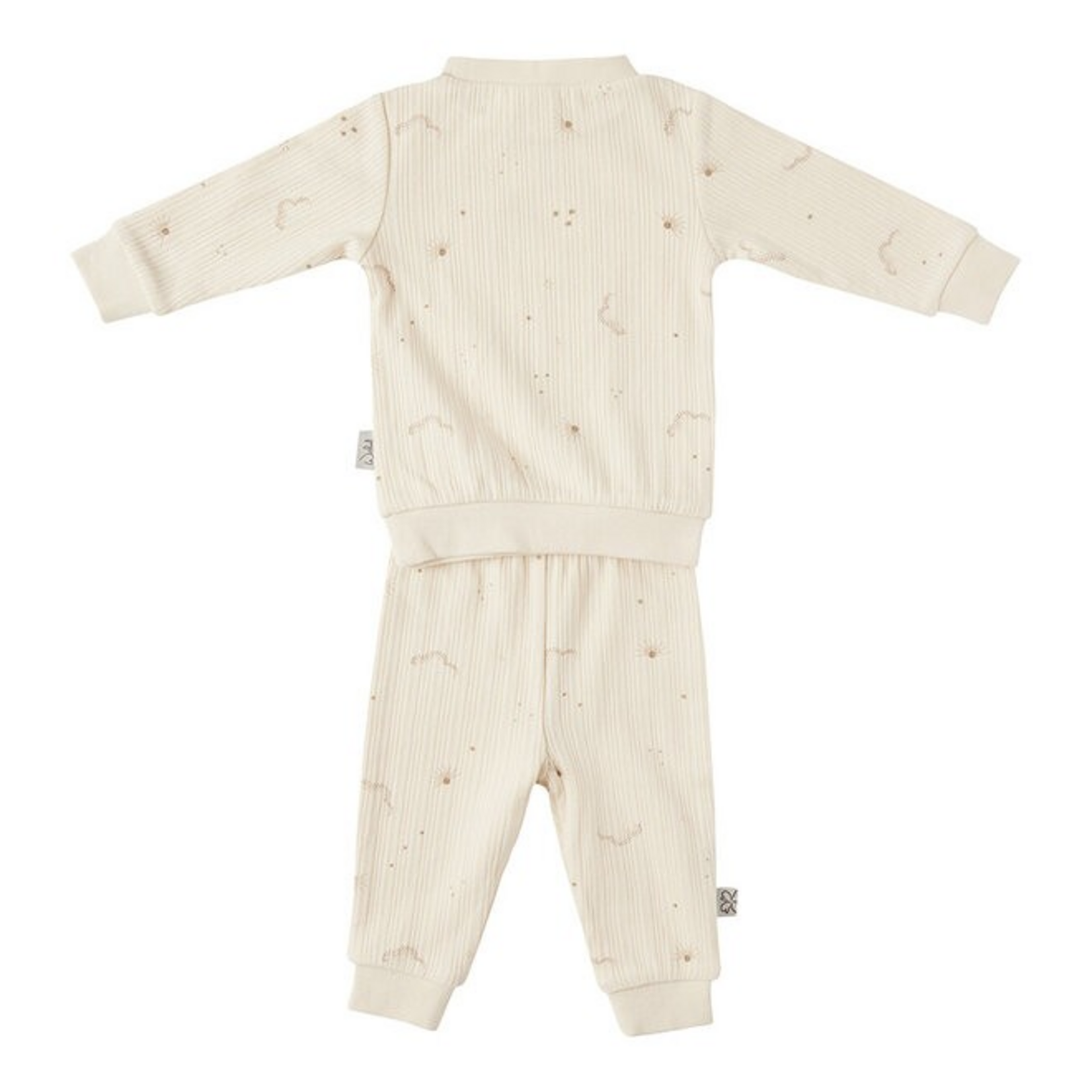 Witlof for Kids Witlof for Kids - Pyjama Set 2-delig Galaxy Dreams - Soft Sand | Ecru