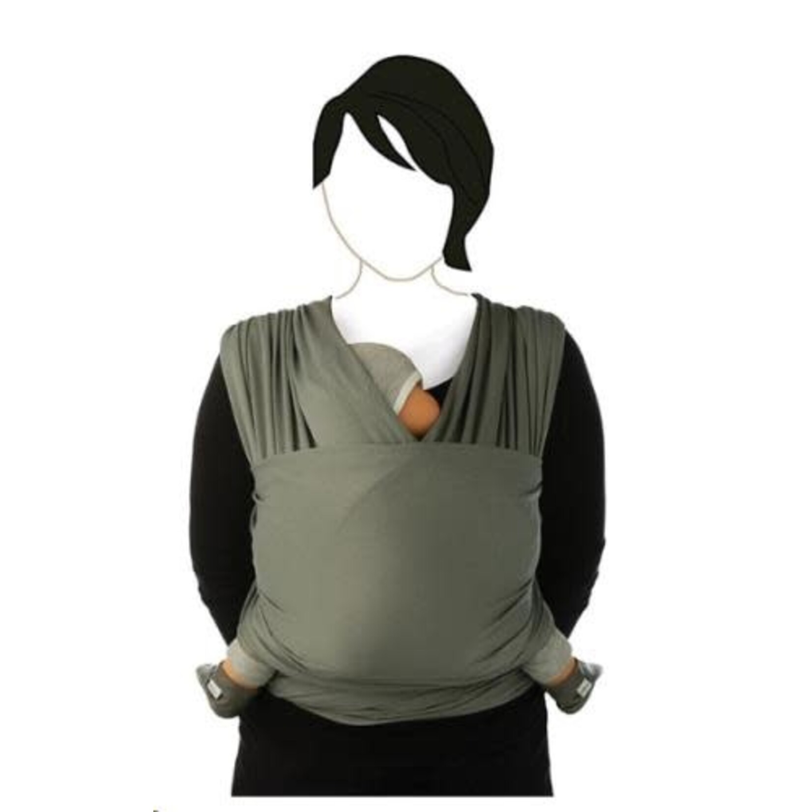 Babylonia baby carriers Babylonia baby carriers - Tricot-Slen Cool - Moon mist grey