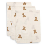 Jollein Jollein - Washandje Hydrofiel Mini Teddy bear (3pack)