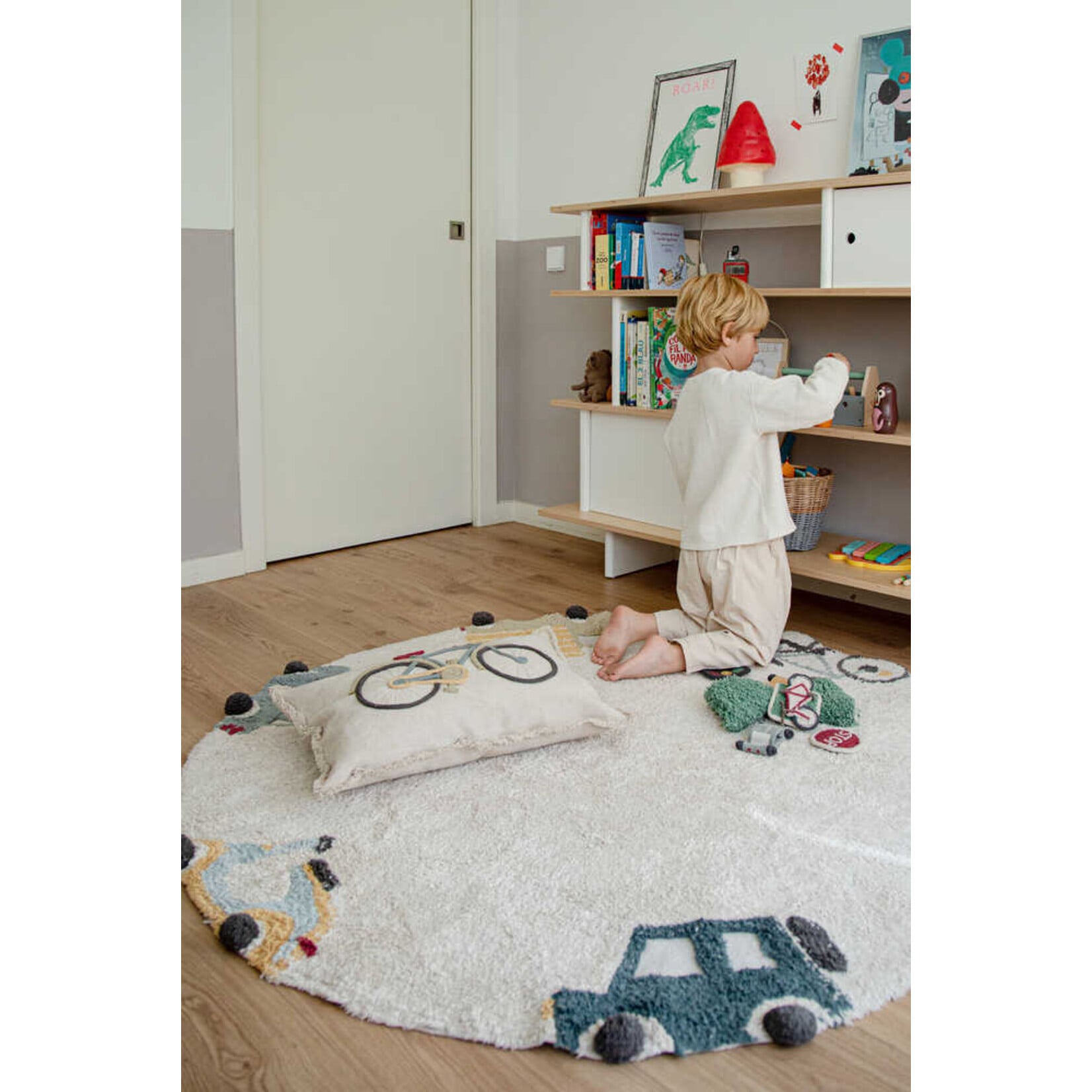 Lorena Canals Lorena Canals - Floor Cushion Bike 35 x 55 cm
