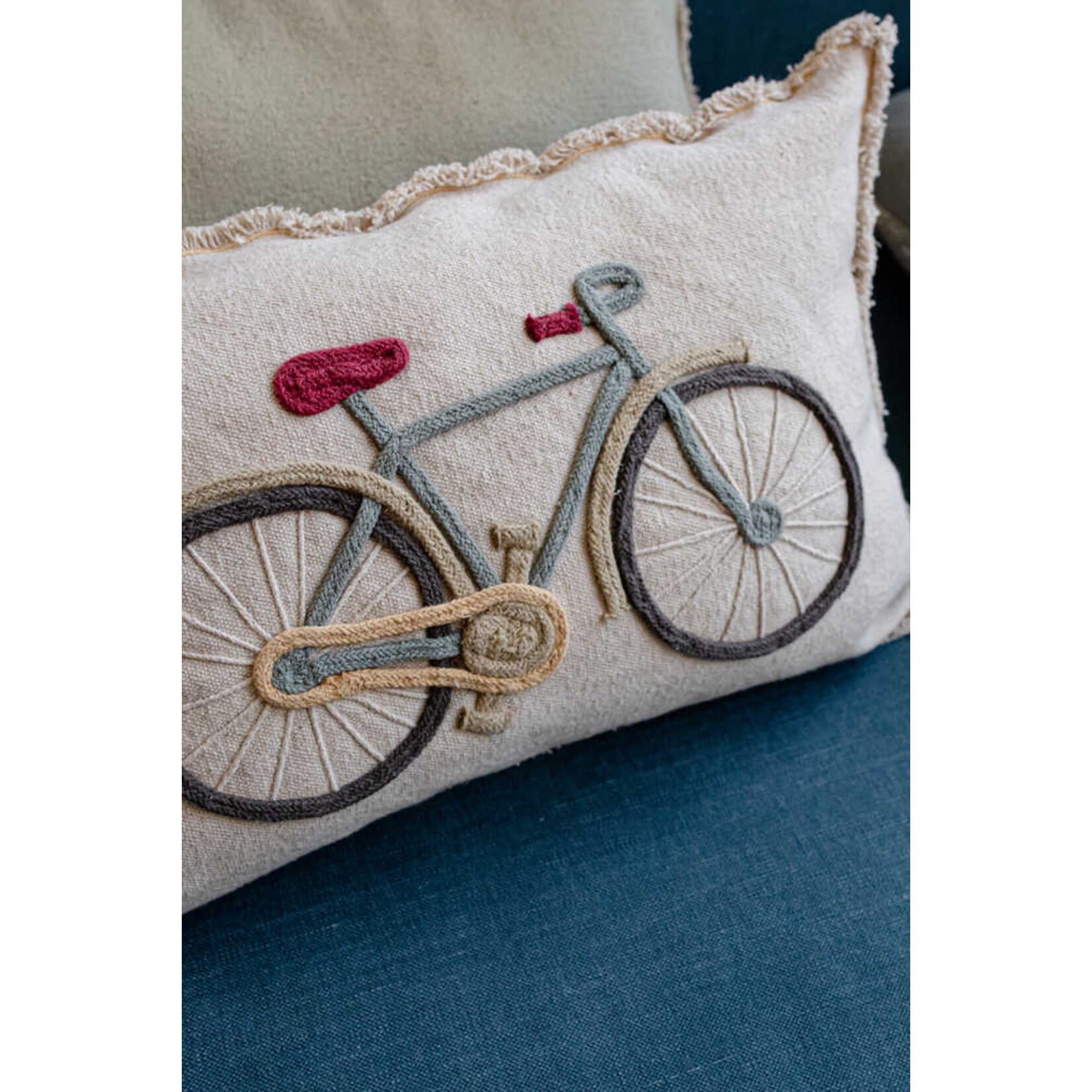 Lorena Canals Lorena Canals - Floor Cushion Bike 35 x 55 cm