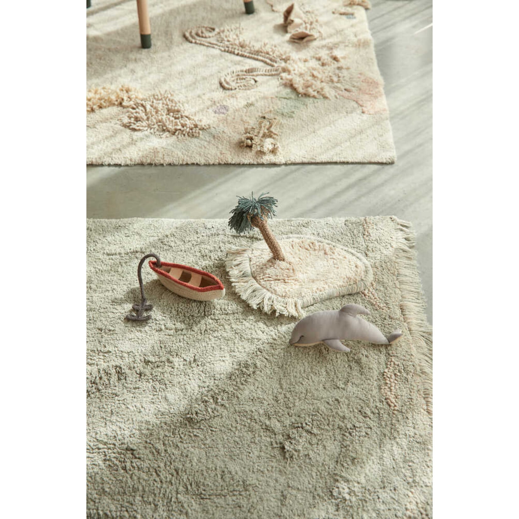 Lorena Canals Lorena Canals - Washable Play Rug Waves 90 x 130 cm