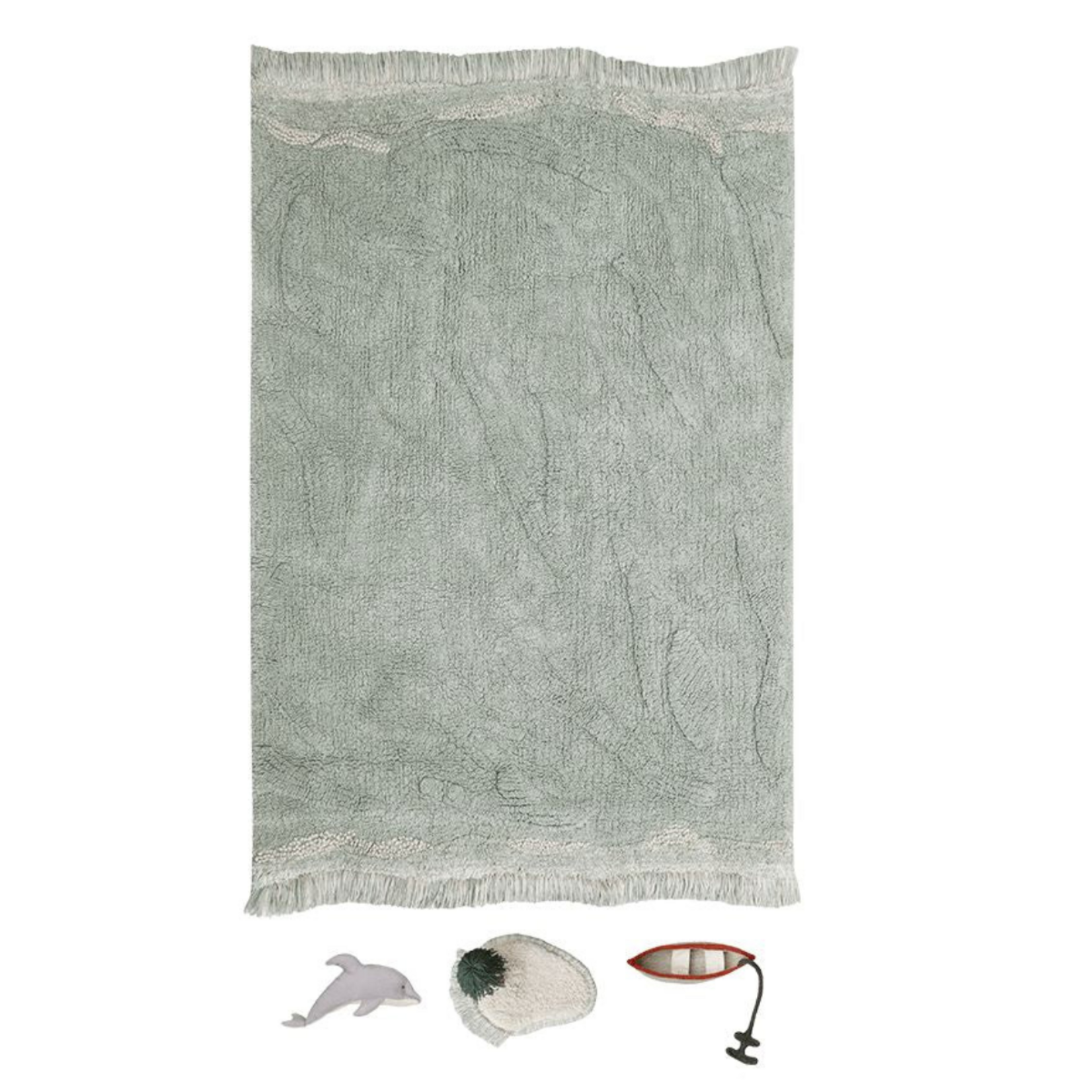 Lorena Canals Lorena Canals - Washable Play Rug Waves 90 x 130 cm