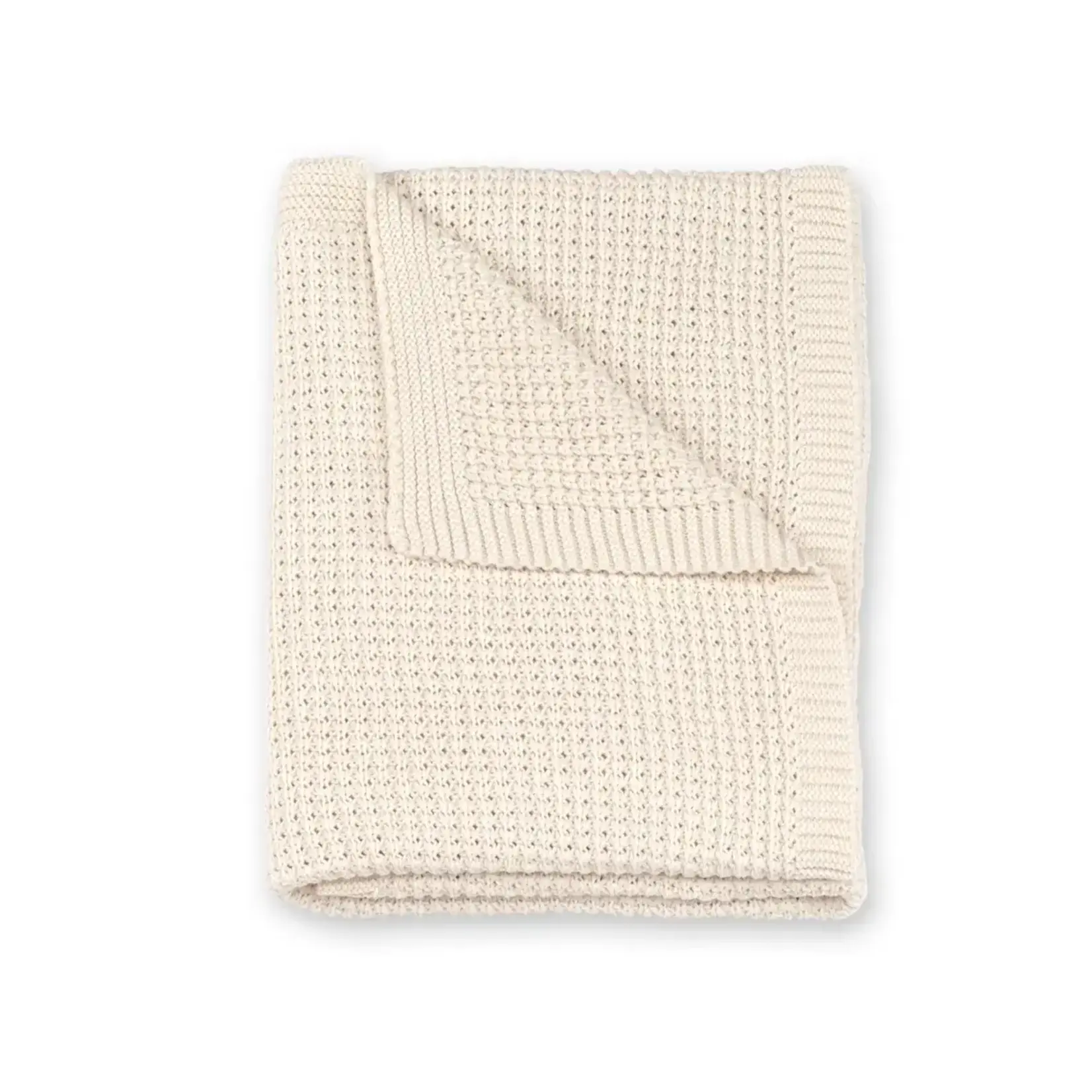 Bemini Bemini - Blanket 80*100 cm Knitted 20 ecru