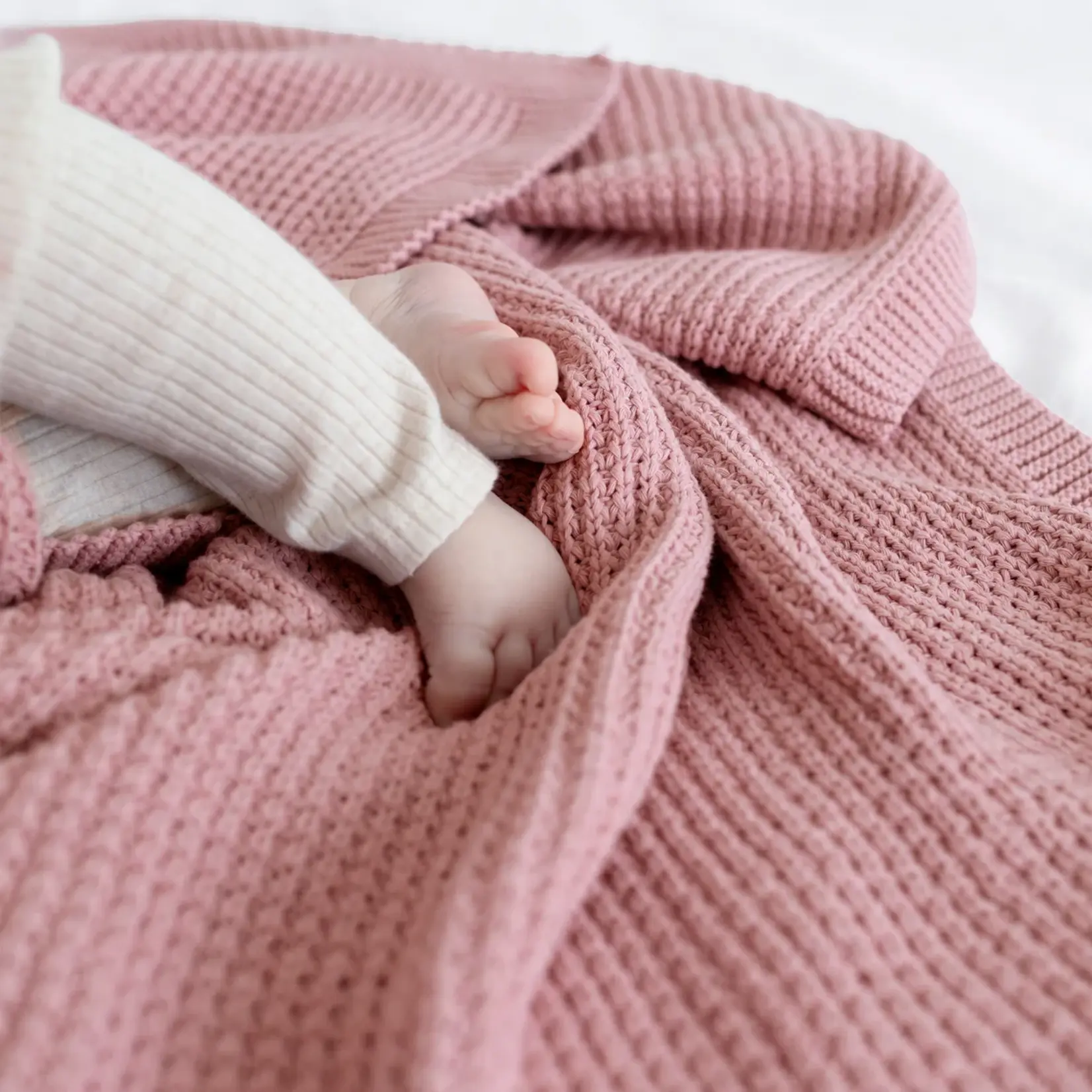 Bemini Bemini - Blanket 80*100 cm Knitted 43 vintage