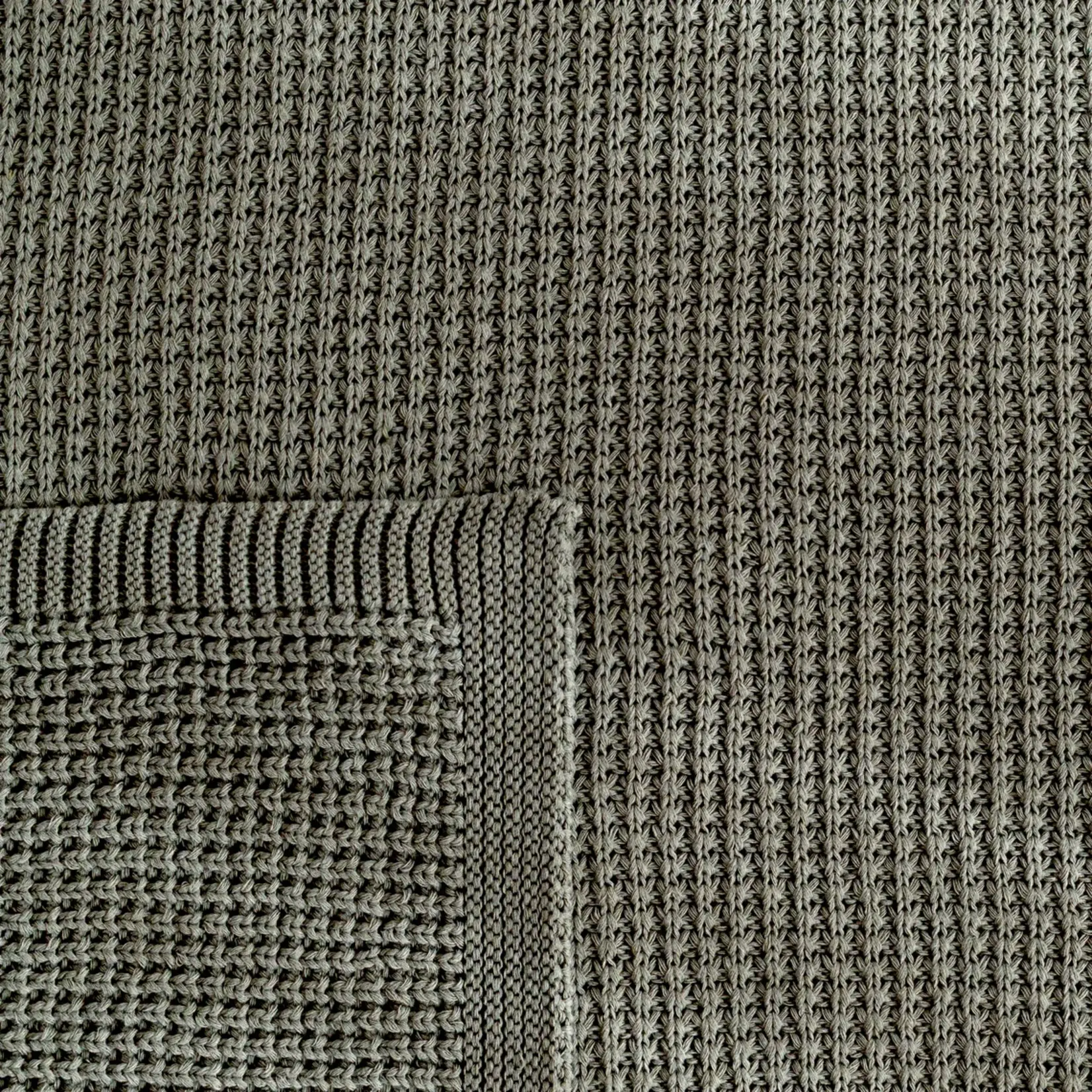 Bemini Bemini - Blanket 80*100 cm Knitted 79 khaki