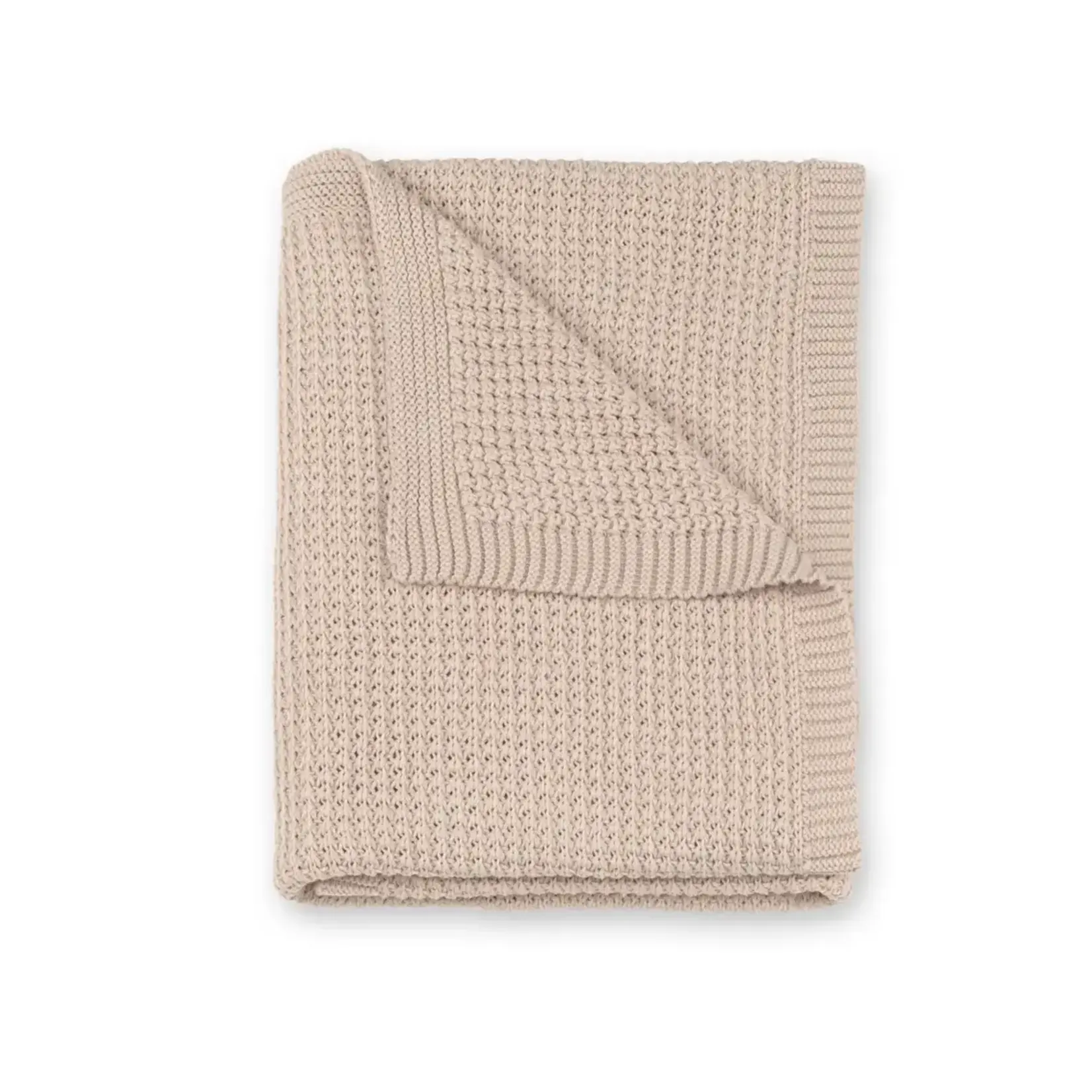 Bemini Bemini - Blanket 80*100 cm Knitted 83 sesame