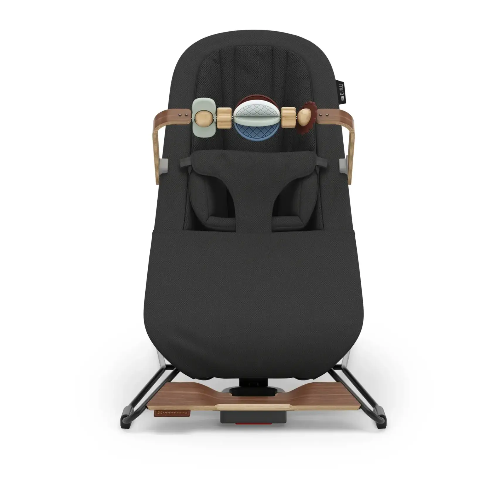 UPPAbaby UPPAbaby - Mira Wipstoel Mason - Zwart | Zwart frame | Walnoot voetensteun