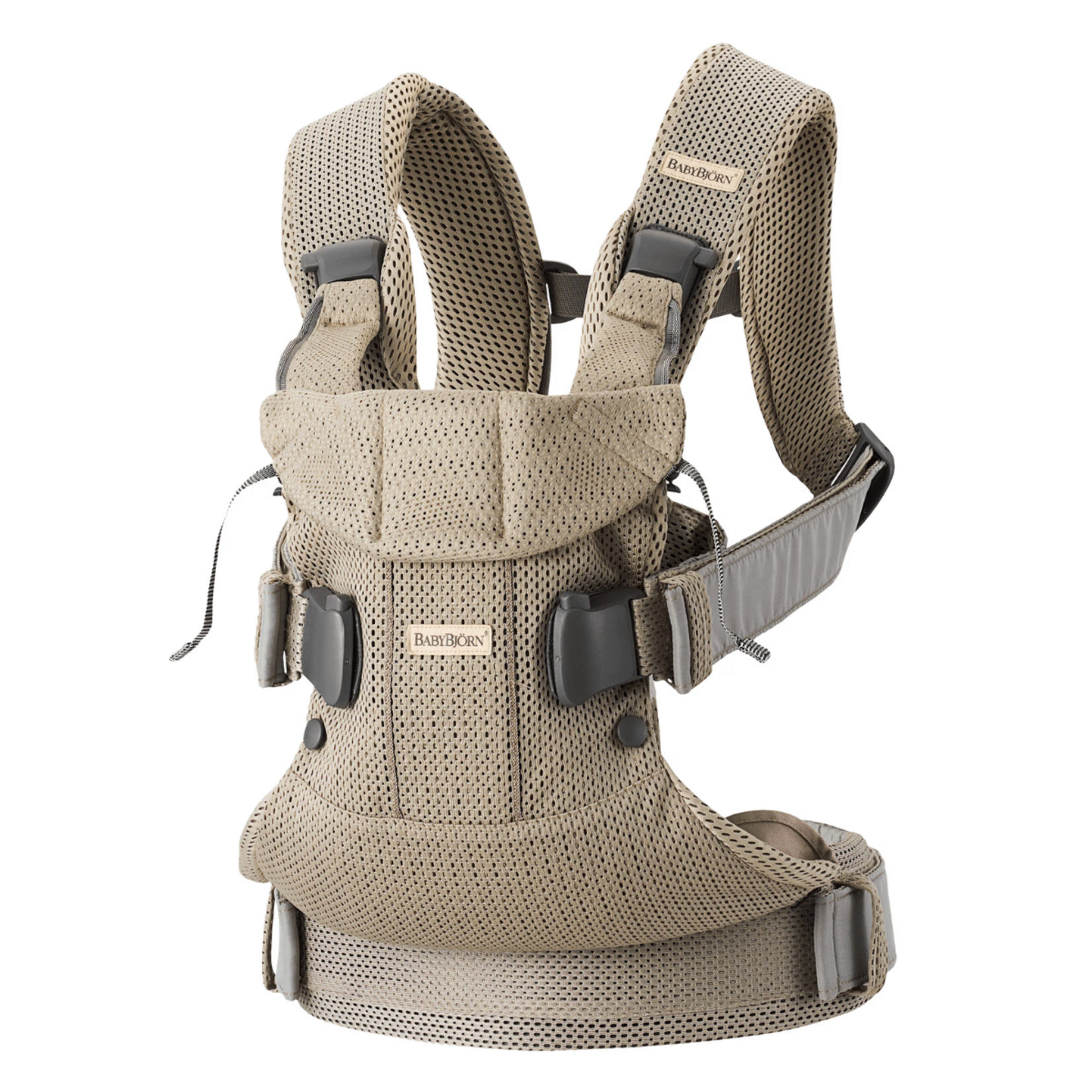 Babybjorn BabyBjorn - Draagzak One Air 3D Mesh Grijs beige