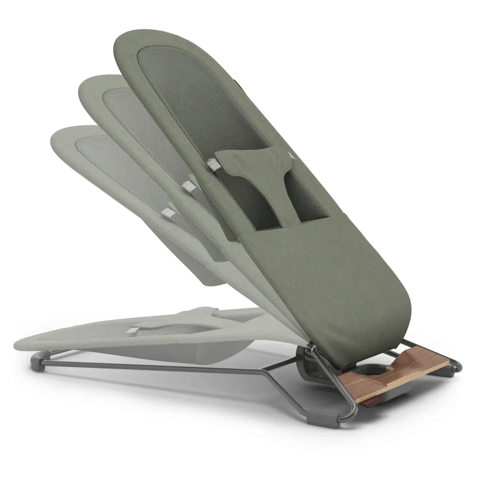 UPPAbaby UPPAbaby - Mira Wipstoel Maddie | Taupe frame | Walnoot voetensteun