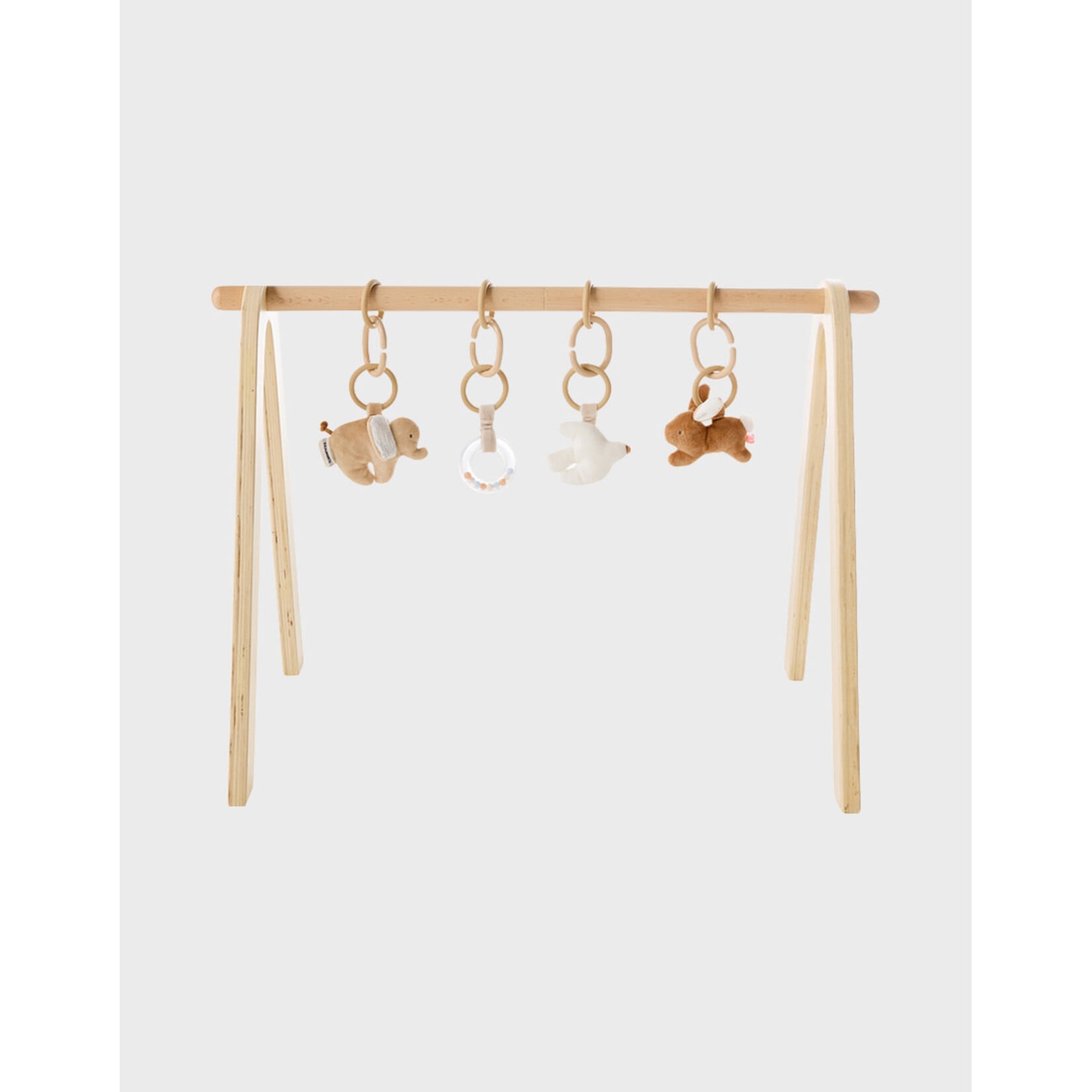 Noukies Noukies - Activiteitenset voor Speelboog / Babygym - Olifant, Konijn, Vogel