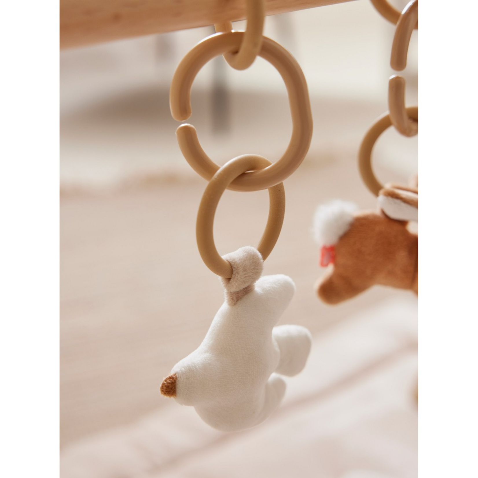 Noukies Noukies - Activiteitenset voor Speelboog / Babygym - Olifant, Konijn, Vogel