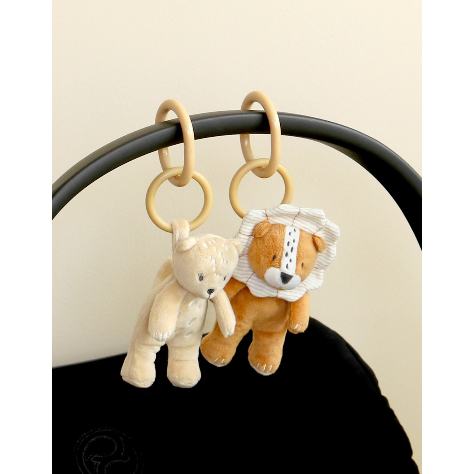 Noukies Noukies - Activiteitenset voor Speelboog / Babygym - Leeuw, Beer, Wolk