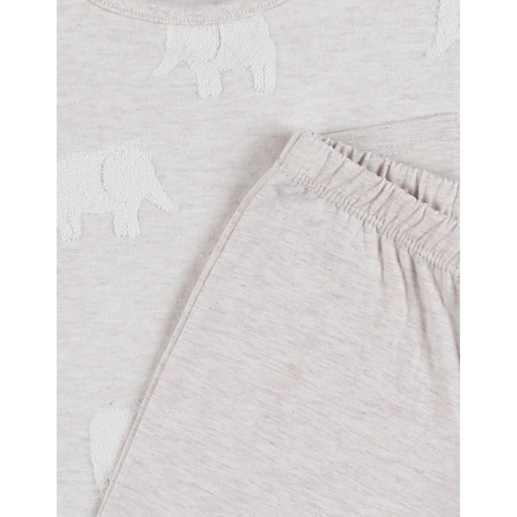 Noukies Noukies - Pyjama, Jacquard Katoen - Olifant Beige (100% katoen)