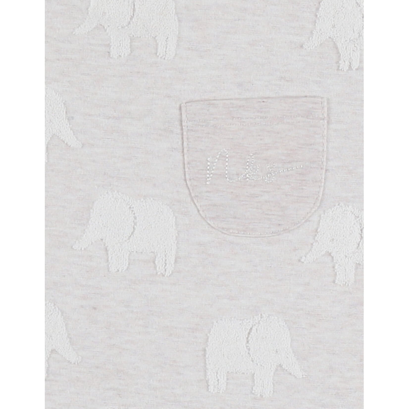 Noukies Noukies - Pyjama, Jacquard Katoen - Olifant Beige (100% katoen)