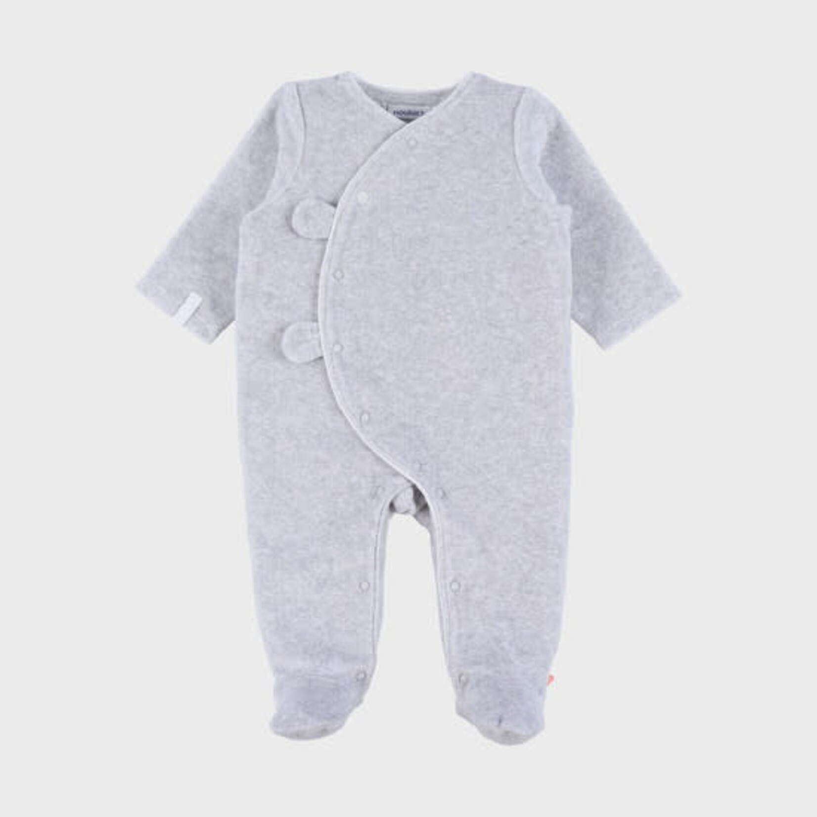 Noukies Noukies - Grijze Fluwelen Pyjama
