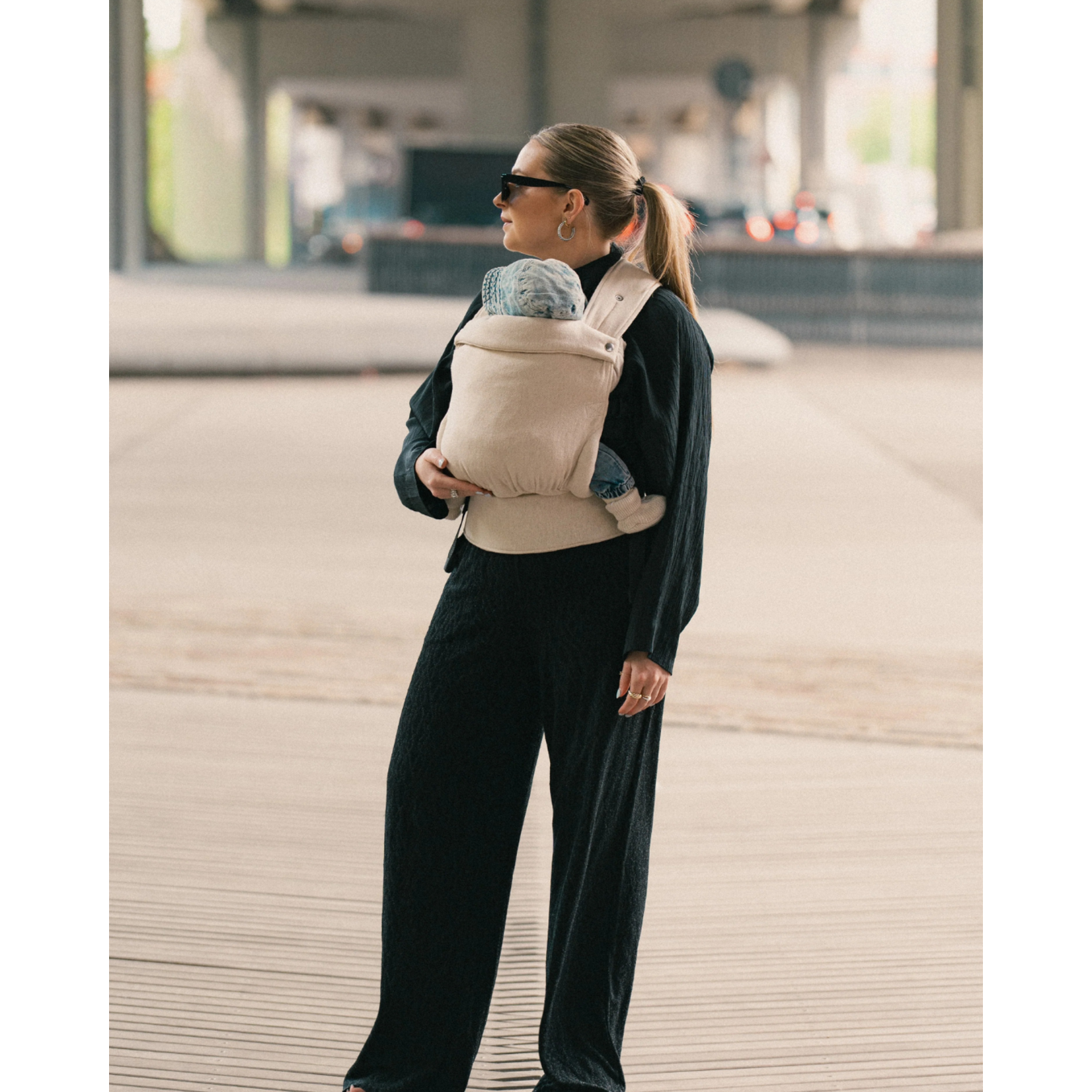 Monkose Baby Carriers Monkose - Draagzak HEIWA - linen bisque