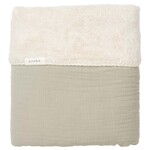 Koeka Koeka - Wiegdeken teddy Faro sage 75x100 TOG 2.9