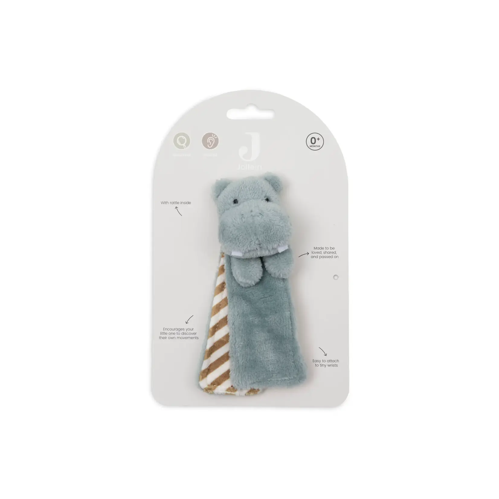 Jollein Jollein - Polsrammelaar - Hippo Happy