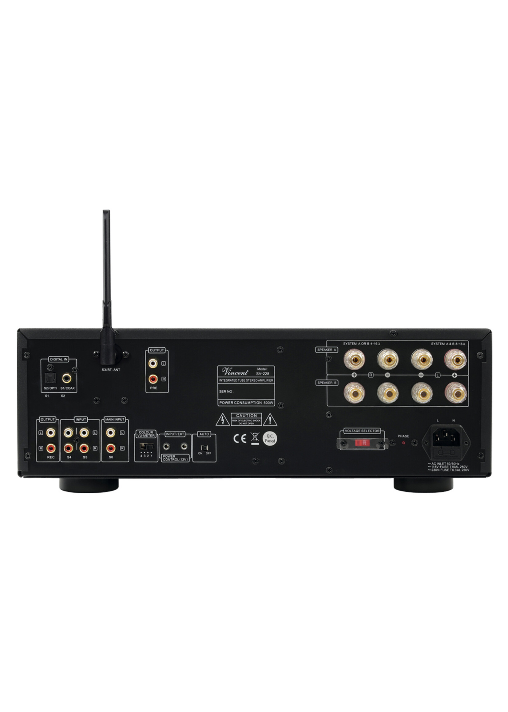 Geintegreerde stereo hybride versterker
