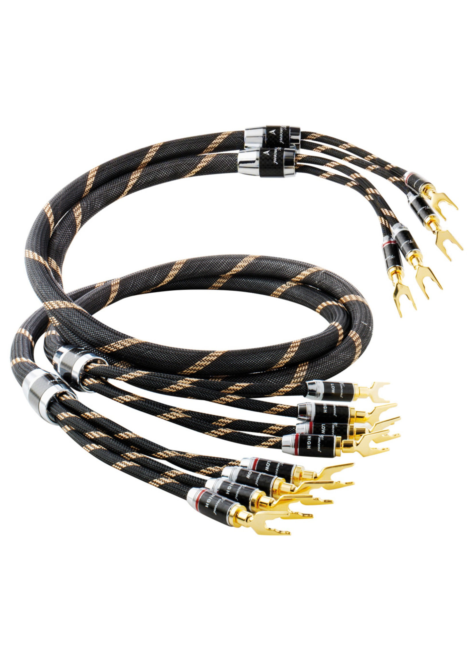 High end Bi-Wire luidsprekerkabel 2x5m