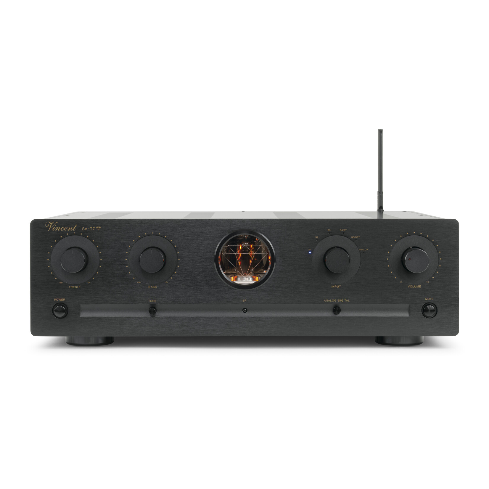 SA-T7 Diamond stereo voorversterker zwart