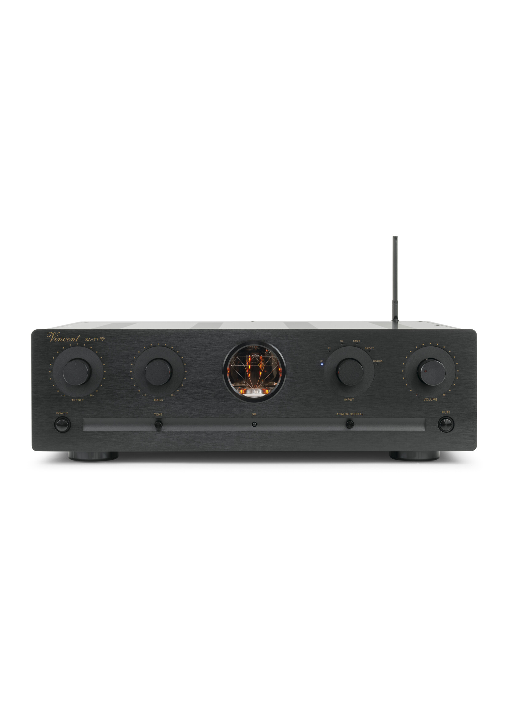 SA-T7 Diamond stereo voorversterker zwart