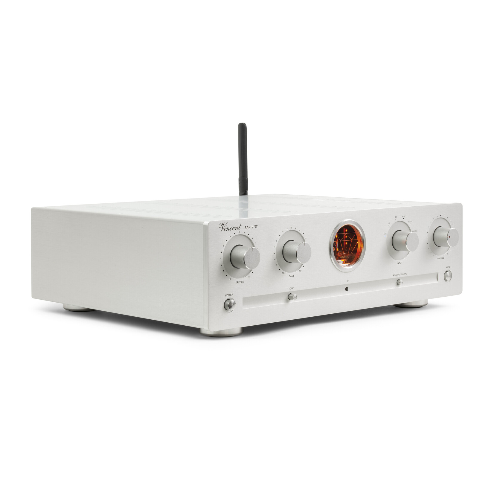 SA-T7 Diamond stereo voorversterker zilver