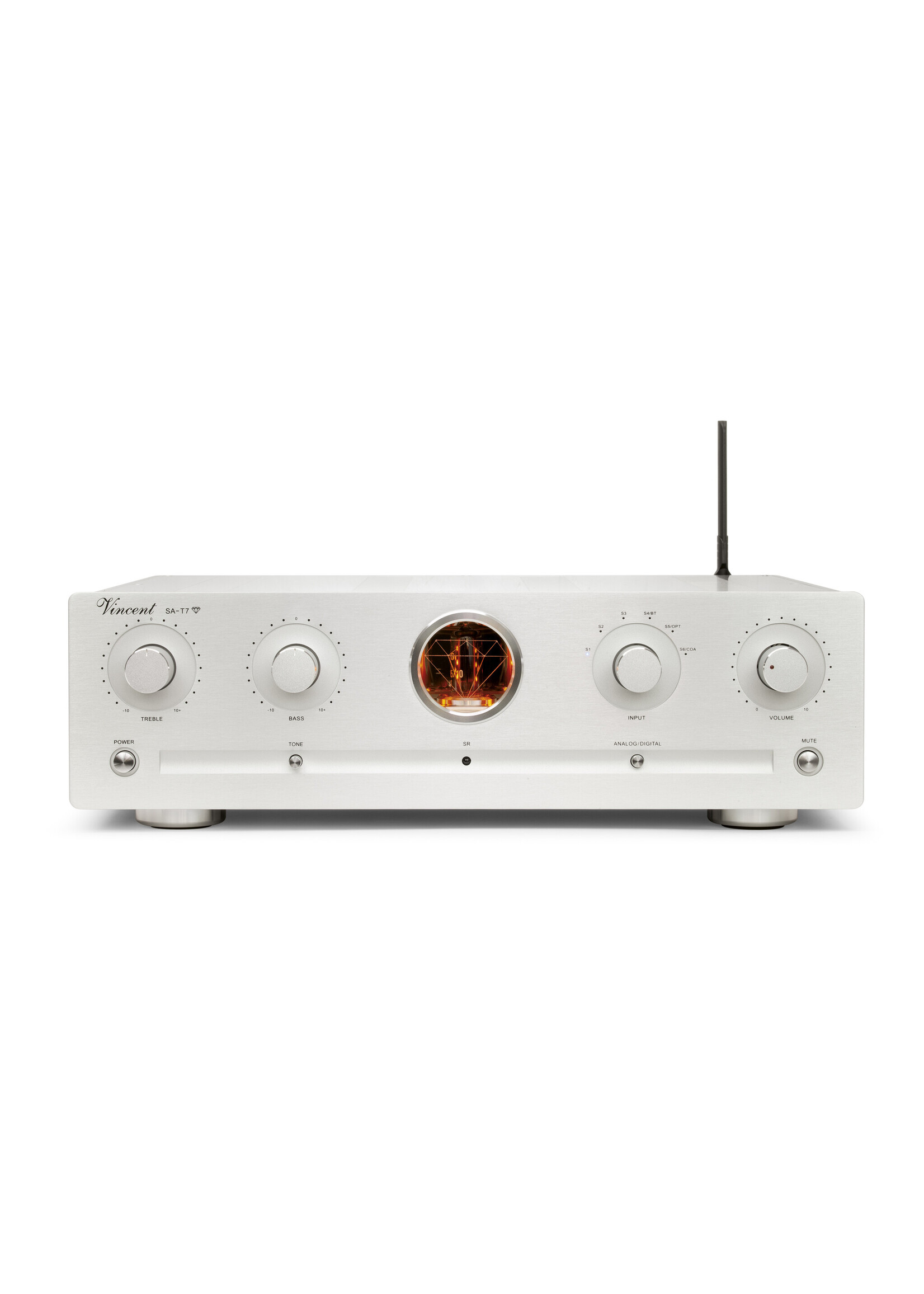 SA-T7 Diamond stereo voorversterker zilver