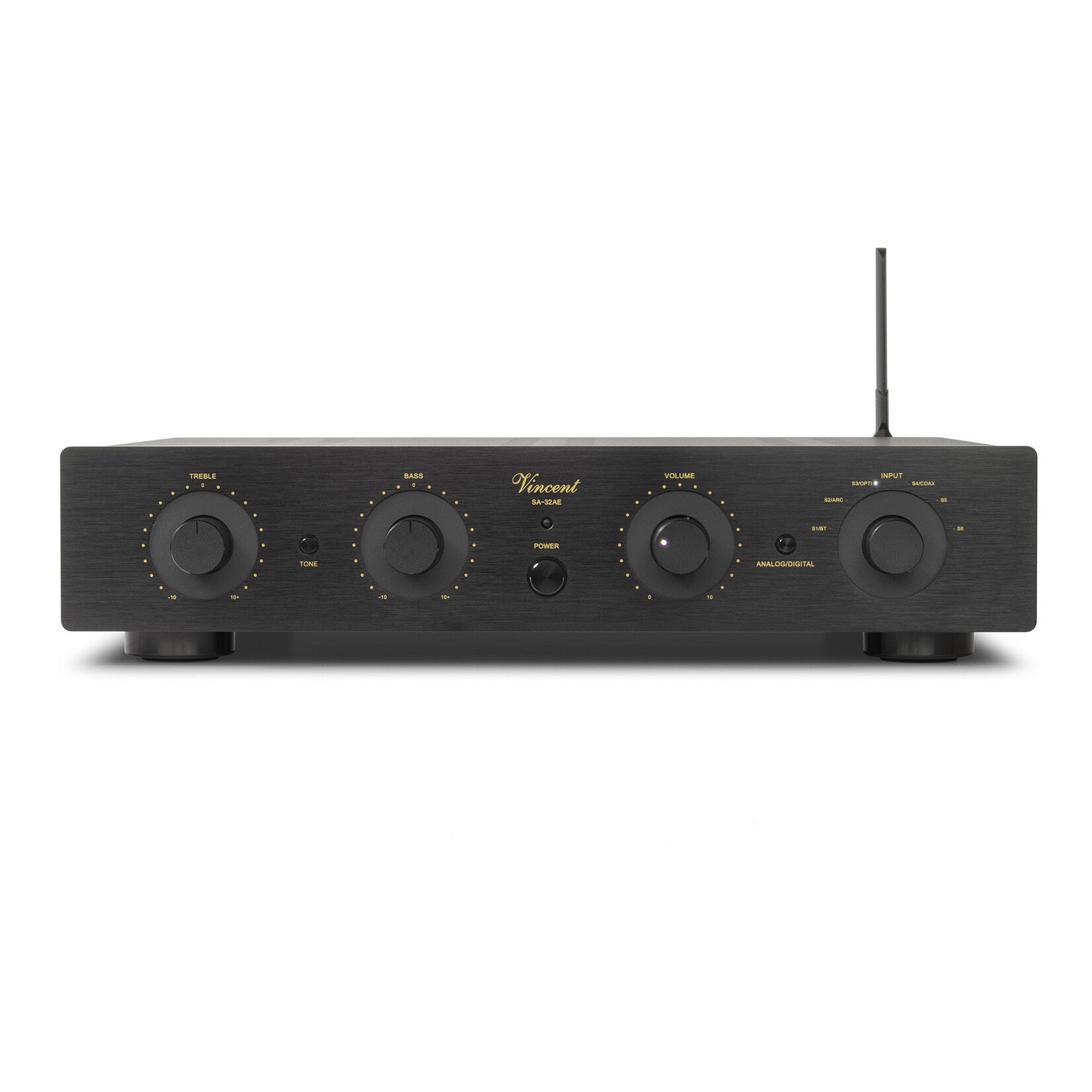 SA-32AE hybride voorversterker zwart
