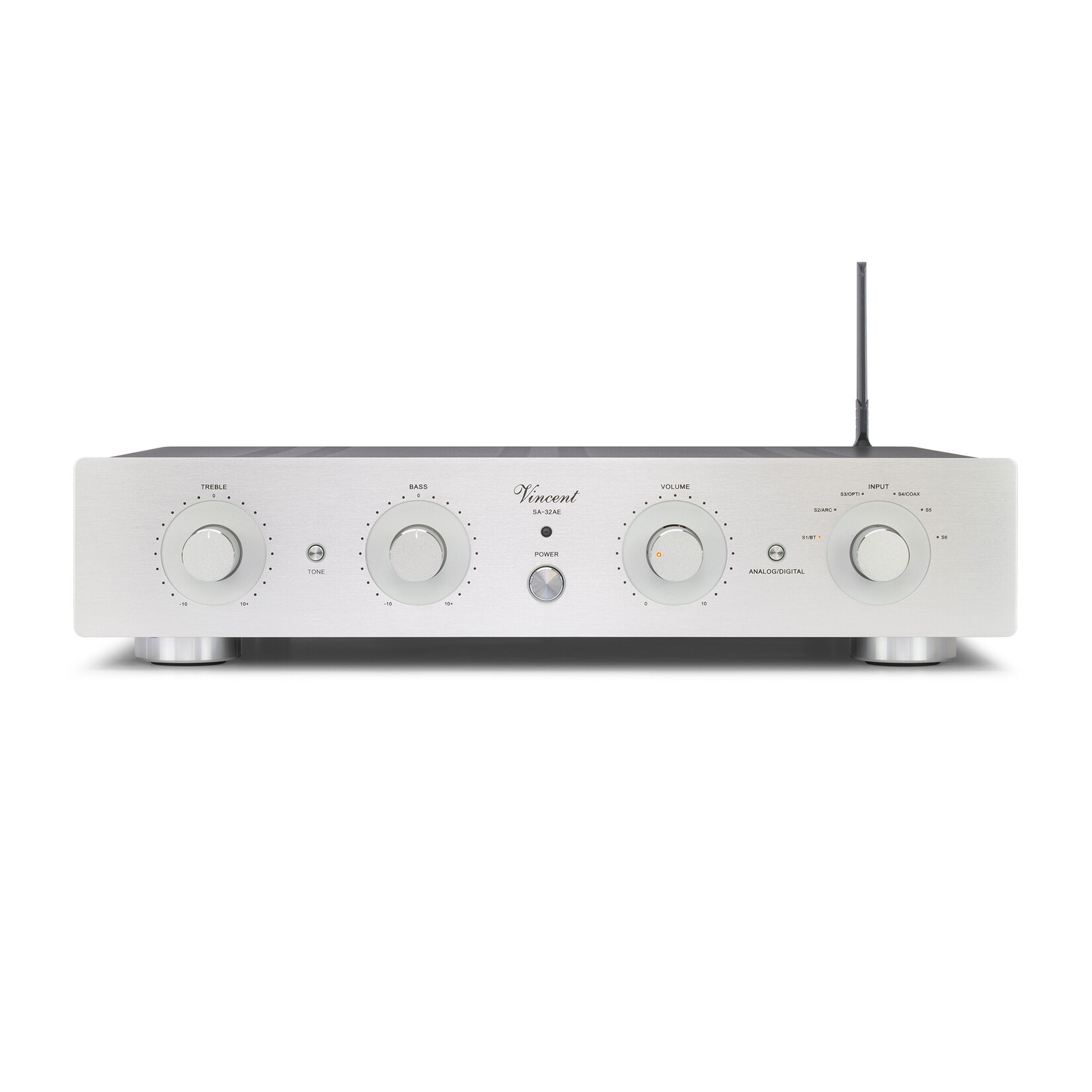 SA-32AE hybride voorversterker zilver