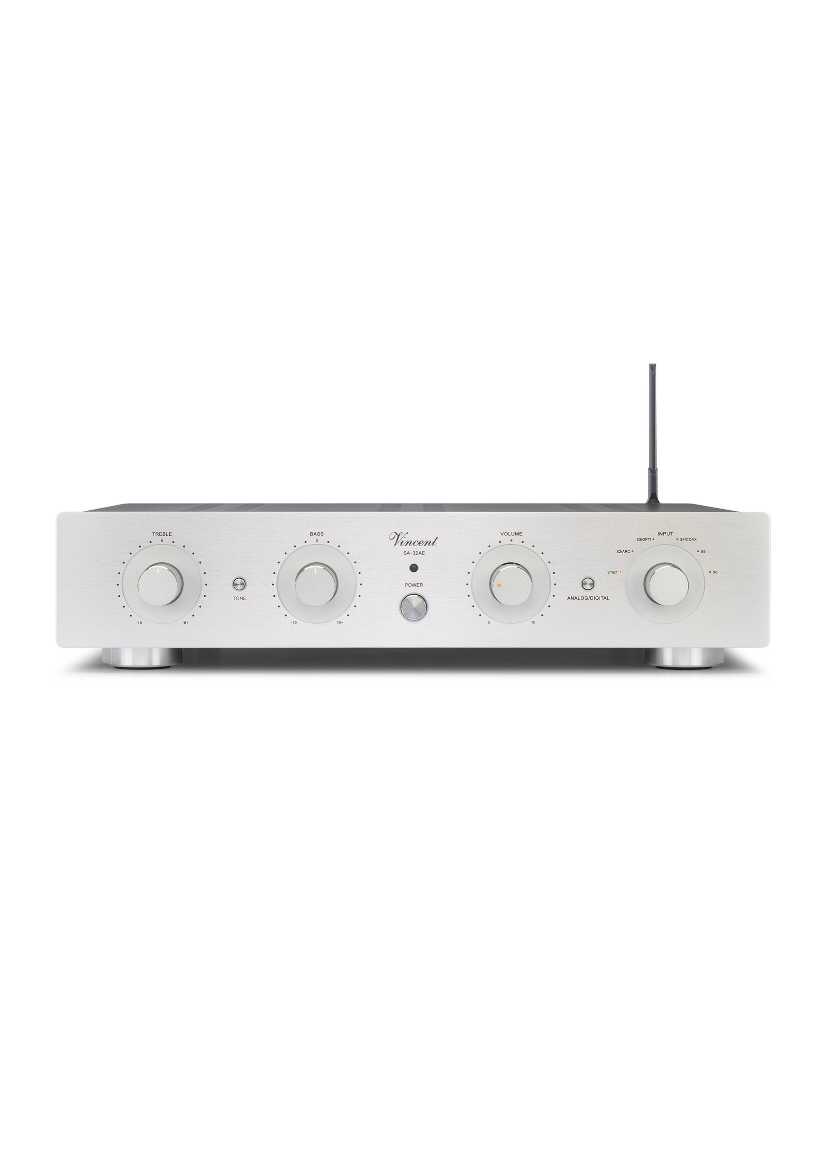 SA-32AE hybride voorversterker zilver