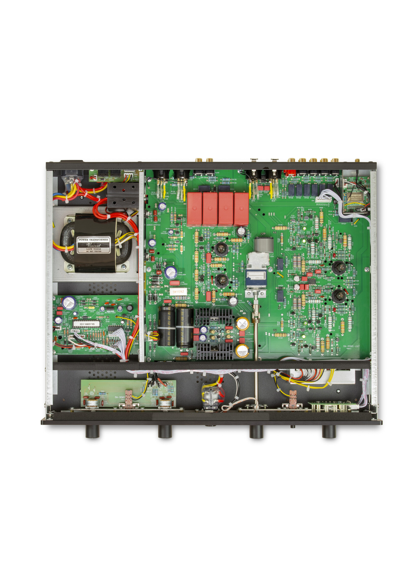 SA-32MK hybride stereo voorversterker zilver