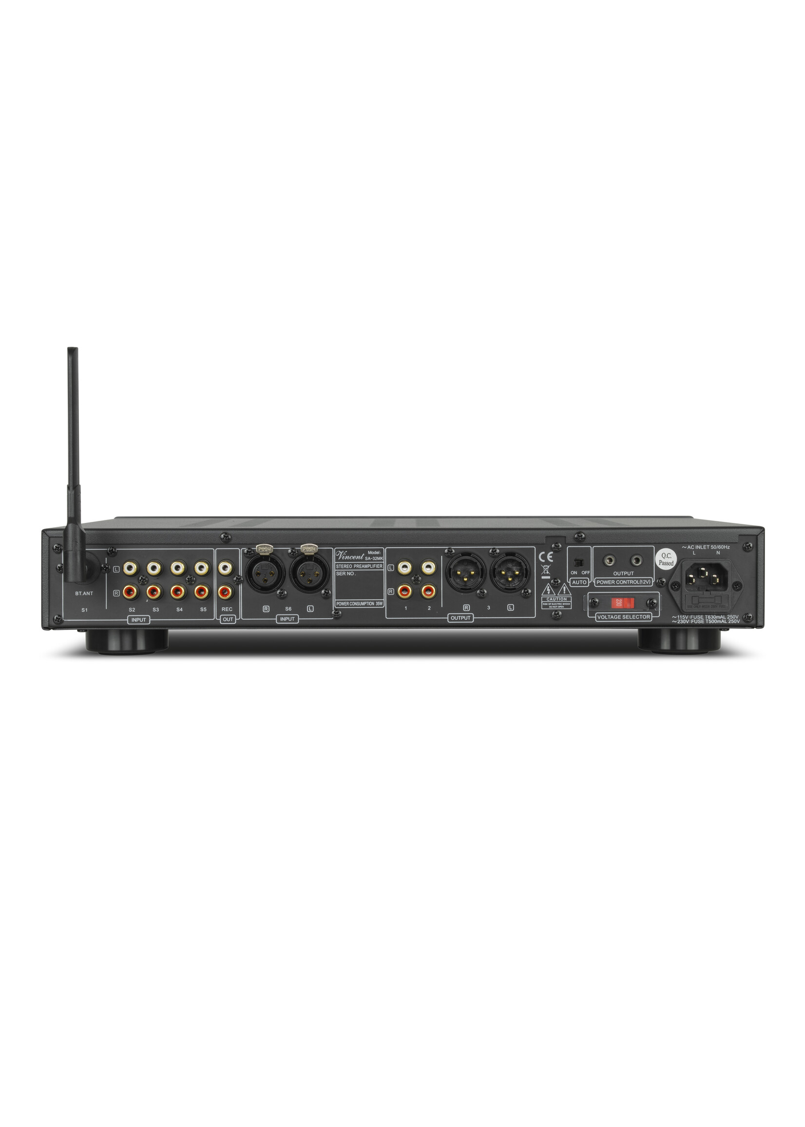 SA-32MK hybride stereo voorversterker zilver
