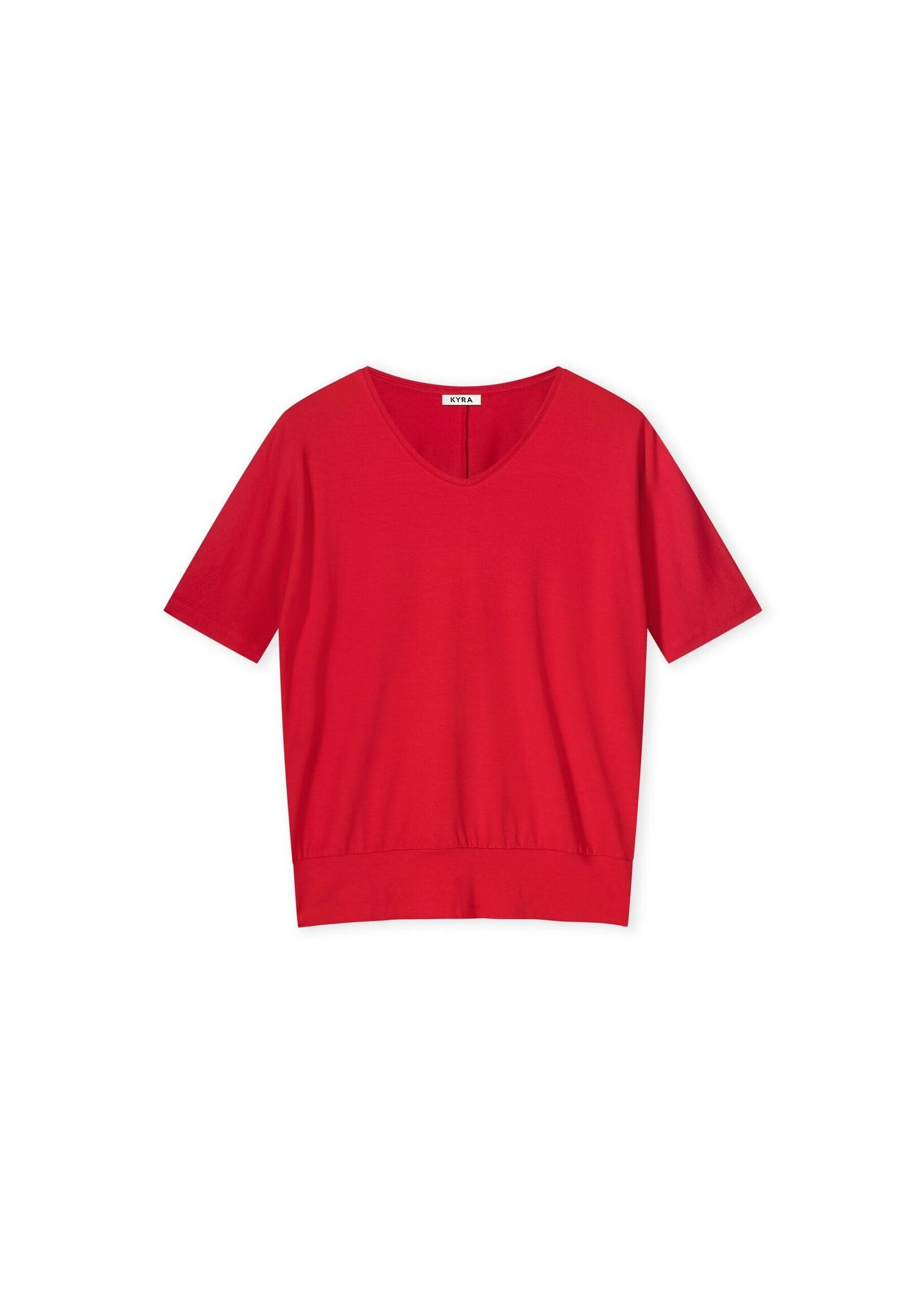 KYRA KYRA JENNIFER TOP V-NECK SHORT SLEEVE