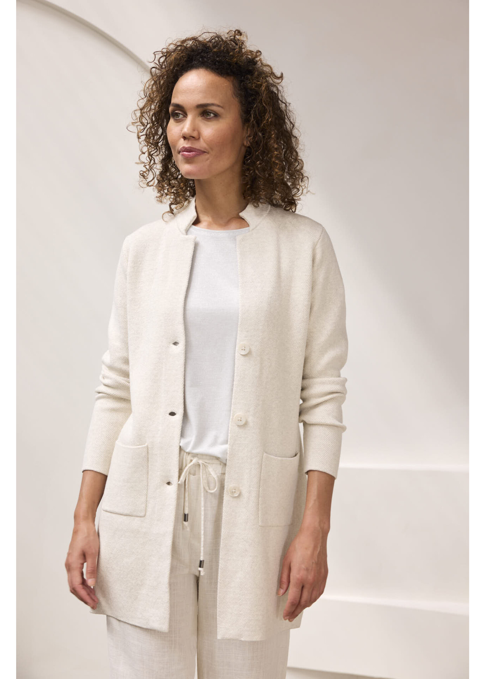 BLOOMINGS BLOOMINGS LONG BLAZER SLK20-8635