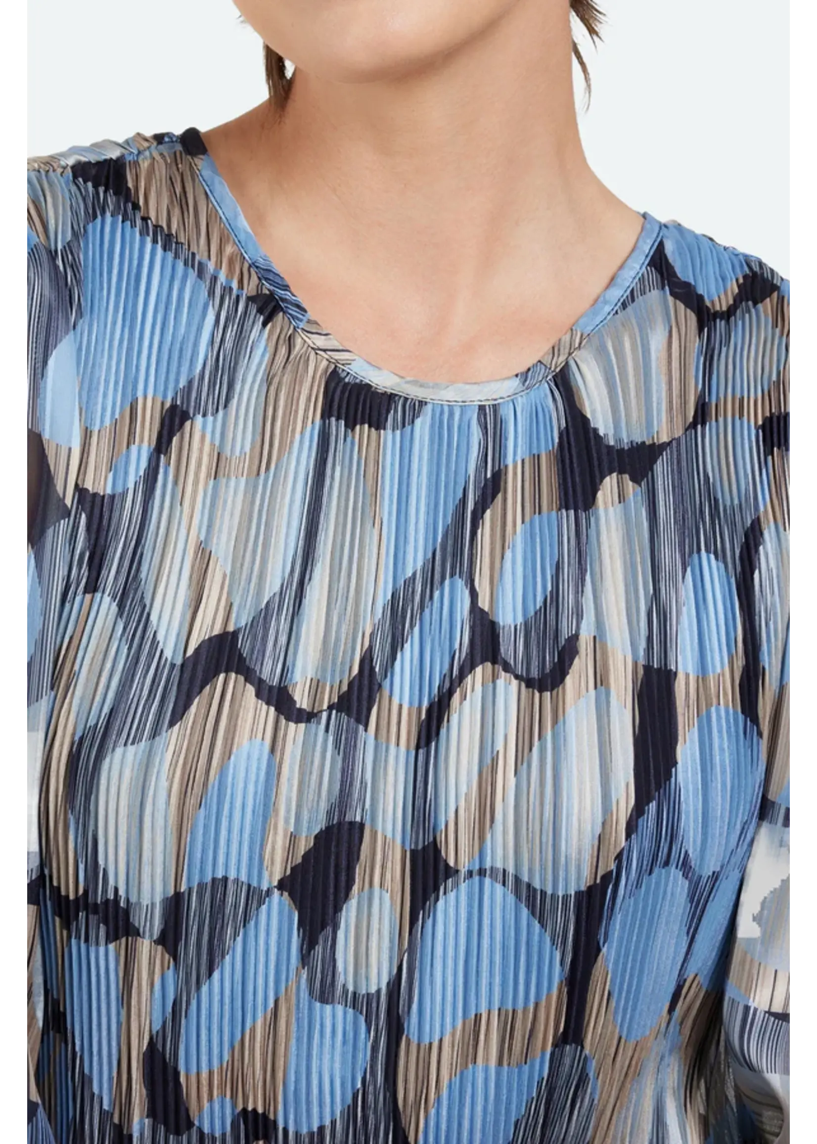 BRANDTEX BRANDTEX BLOUSE PLISSE 218583