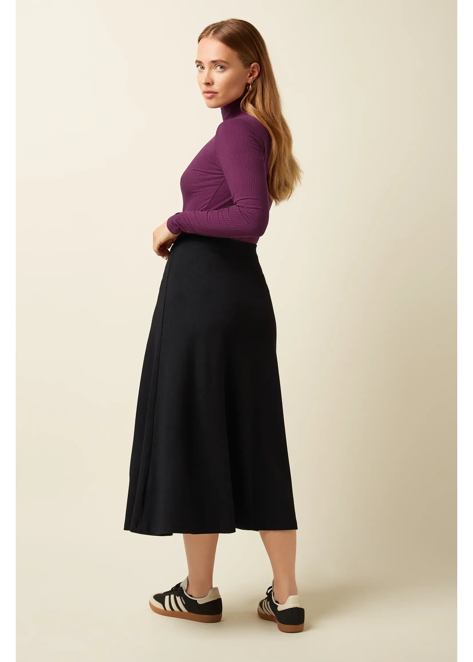 KING LOUIE KING LOUIE JUNO MIDI SKIRT MILANO CREPE 09030