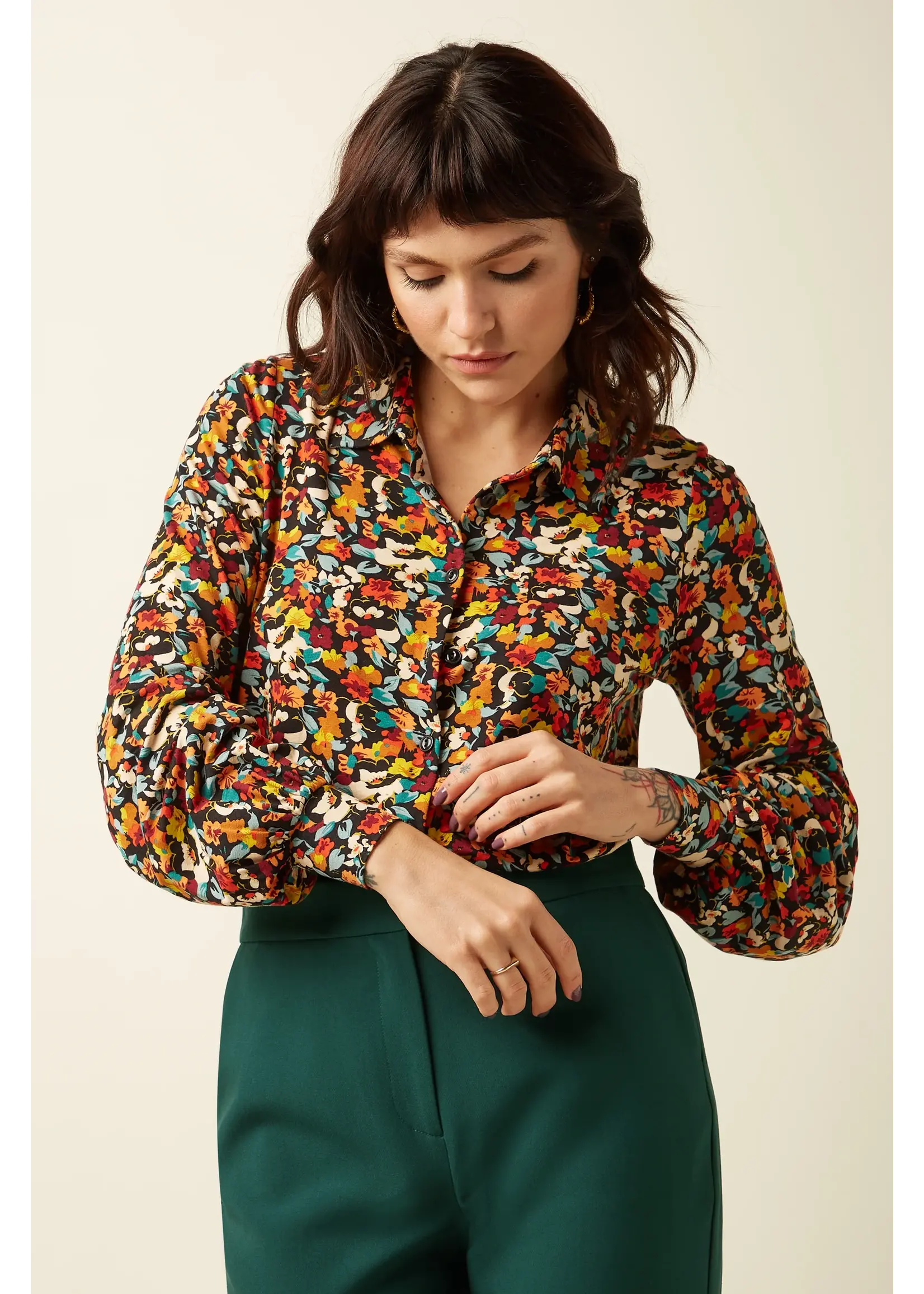 KING LOUIE KING LOUIE MAISIE BLOUSE MAUVE 10096